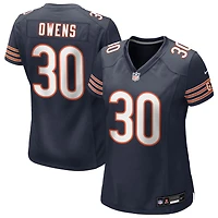Gervarrius Owens Women's Nike Navy Chicago Bears Custom Game Jersey