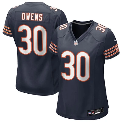 Gervarrius Owens Women's Nike Navy Chicago Bears Custom Game Jersey