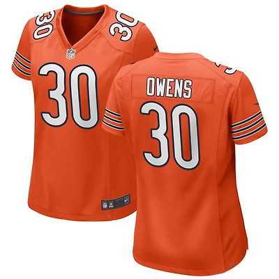 Gervarrius Owens Women's Nike Orange Chicago Bears Alternate Custom Game Jersey