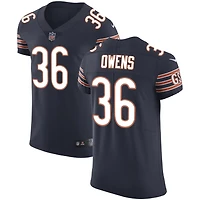 Jonathan Owens Men's Nike Navy Chicago Bears Vapor Untouchable Custom Elite Jersey