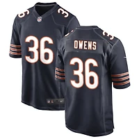 Jonathan Owens Men's Nike Navy Chicago Bears Custom Game Jersey