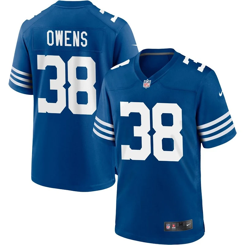 Jonathan Owens Men's Nike Royal Indianapolis Colts Alternate Custom Jersey
