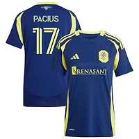 Woobens Pacius Women's adidas  Navy Nashville SC 2025 The Heart of Nashville Kit Replica Custom Jersey