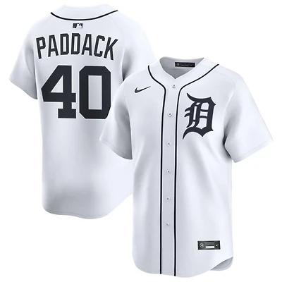 Chris Paddack Men's Nike White Detroit Tigers Home Limited Custom Jersey