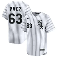 Jedixson Paez Men's Nike White Chicago White Sox Home Limited Custom Jersey