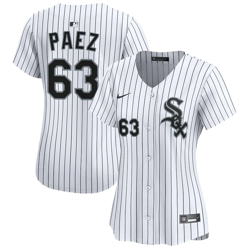 Jedixson Paez Women's Nike White Chicago White Sox Home Limited Custom Jersey