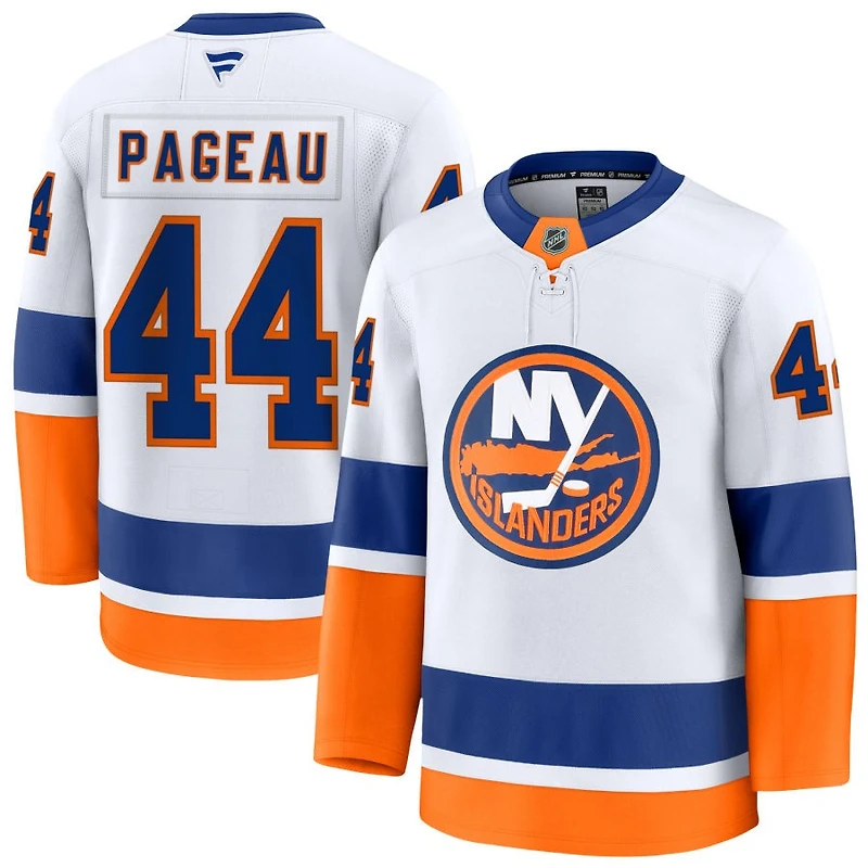 Jean-Gabriel Pageau Men's Fanatics White New York Islanders Away Premium Custom Jersey
