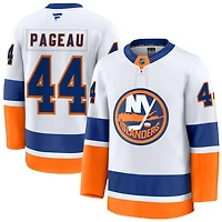 Jean-Gabriel Pageau Men's Fanatics White New York Islanders Away Premium Custom Jersey