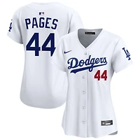 Andy Pages Women's Nike  White Los Angeles Dodgers Home Limited Custom Jersey
