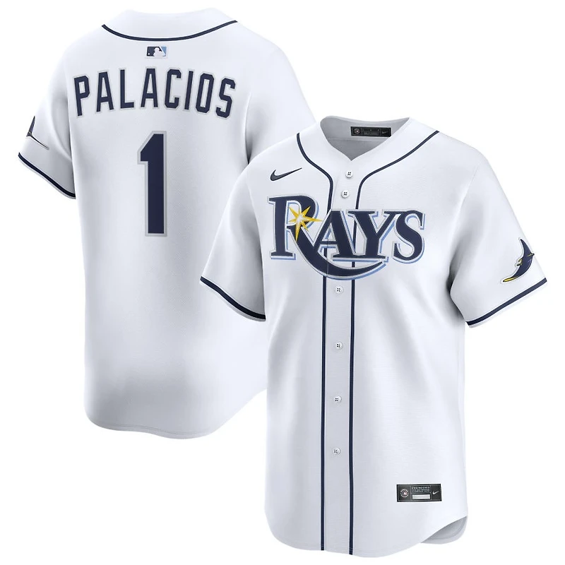 Richie Palacios Youth Nike White Tampa Bay Rays Home Limited Custom Jersey