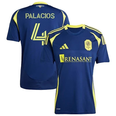 Jeison Palacios Men's adidas  Navy Nashville SC 2025 The Heart of Nashville Kit Replica Custom Jersey