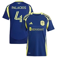 Jeison Palacios Women's adidas  Navy Nashville SC 2025 The Heart of Nashville Kit Replica Custom Jersey
