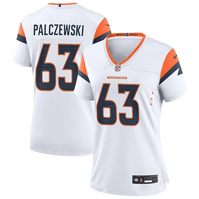 Alex Palczewski Women's Nike  White Denver Broncos Mile High Collection Custom Game Jersey