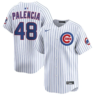 Daniel Palencia Men's Nike White Chicago Cubs Home Limited Custom Jersey