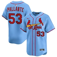 Andre Pallante Men's Nike Light Blue St. Louis Cardinals Alternate Limited Custom Jersey