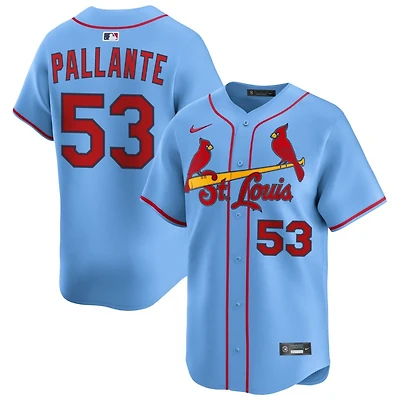 Andre Pallante Men's Nike Light Blue St. Louis Cardinals Alternate Limited Custom Jersey
