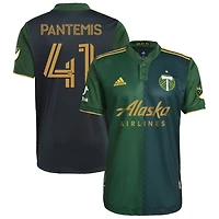 James Pantemis Men's adidas Green Portland Timbers 2021 Primary Authentic Custom Jersey