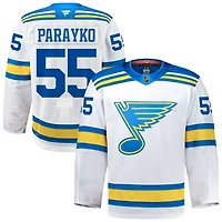 Colton Parayko Men's Fanatics White St. Louis Blues Away Authentic Pro Custom Jersey