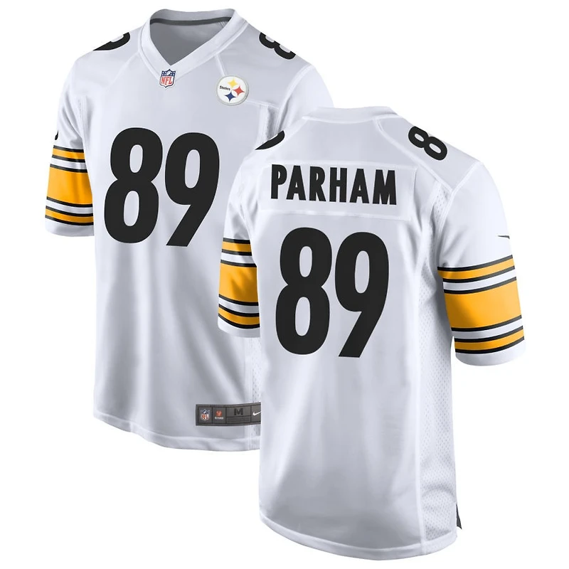 Donald Parham Men's Nike White Pittsburgh Steelers Game Custom Jersey