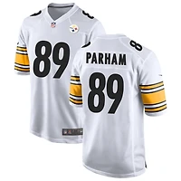 Donald Parham Men's Nike White Pittsburgh Steelers Game Custom Jersey