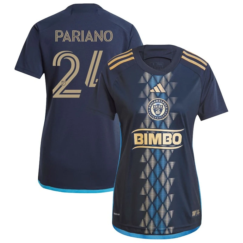 Nick Pariano Women's adidas Navy Philadelphia Union 2024 The XV Kit Replica Custom Jersey