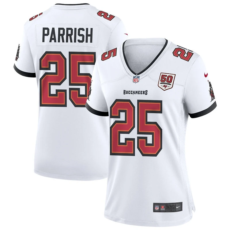 Jacob Parrish Women's Nike White Tampa Bay Buccaneers 50th Season Custom Game Jersey
