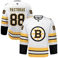 David Pastrnak Men's Fanatics White Boston Bruins Away Authentic Pro Custom Jersey