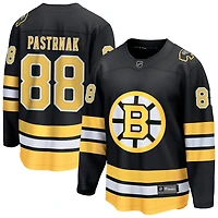 David Pastrnak Men's Fanatics  Black Boston Bruins Home Breakaway Custom Jersey