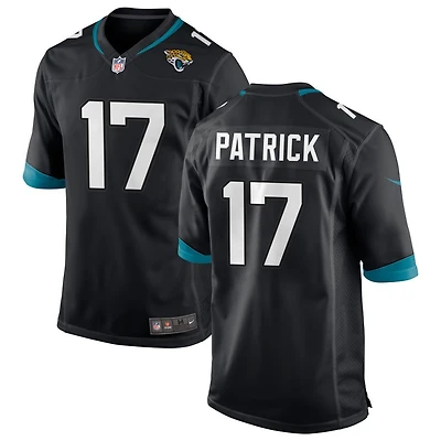 Tim Patrick Men's Nike Black Jacksonville Jaguars Custom Game Jersey