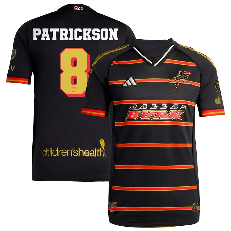 Patrickson Delgado Patrickson Men's adidas Black FC Dallas 2025 Third Authentic Custom Jersey