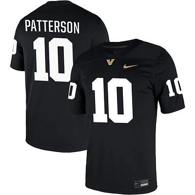 Langston Patterson Men's Nike Black Vanderbilt Commodores NIL Pick-A-Player Game Jersey