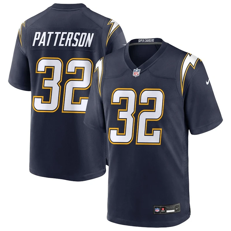 Jaret Patterson Men's Nike Navy Los Angeles Chargers Alternate Super Chargers Game Custom Jersey