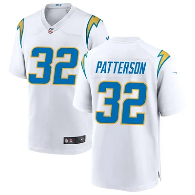 Jaret Patterson Men's Nike White Los Angeles Chargers Custom Game Jersey