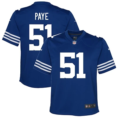 Kwity Paye Youth Nike Royal Indianapolis Colts Alternate Custom Game Jersey