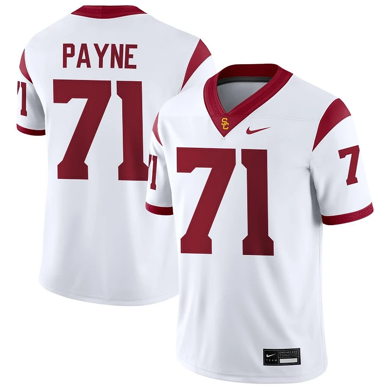 Alex Payne Men's Nike Cardinal USC Trojans NIL Pick-A-Player Game Jersey