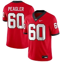 Henry Peagler Men's Nike Red Georgia Bulldogs NIL Pick-A-Player Game Jersey