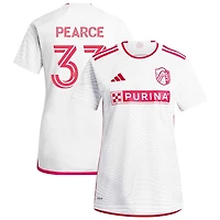 Tyson Pearce Women's adidas  White St. Louis City SC 2024 The Confluence Kit Replica Custom Jersey