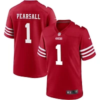Ricky Pearsall Men's Nike Scarlet San Francisco 49ers Custom Jersey