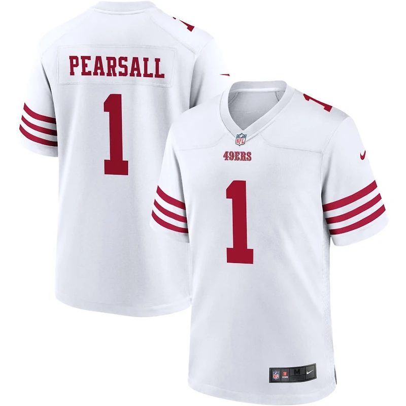 Ricky Pearsall Men's Nike White San Francisco 49ers Game Custom Player Jersey