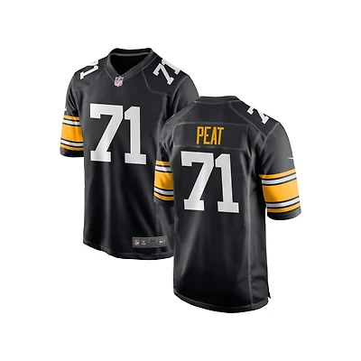 Andrus Peat Youth Nike Black Pittsburgh Steelers Alternate Custom Game Jersey