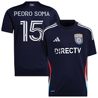 Pedro Soma Pedro Soma Youth adidas  Navy San Diego FC 2025 State of Flow Replica Custom Jersey