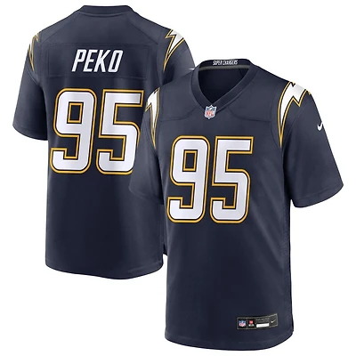 Kyle Peko Men's Nike Navy Los Angeles Chargers Alternate Super Chargers Game Custom Jersey
