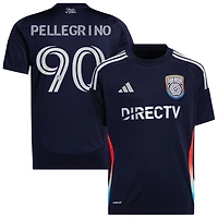 Amahl Pellegrino Youth adidas  Navy San Diego FC 2025 State of Flow Replica Custom Jersey