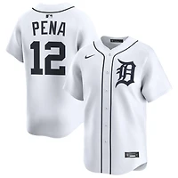 Carlos Pena Men's Nike White Detroit Tigers Home Limited Pick-A-Player Retired Roster Jersey