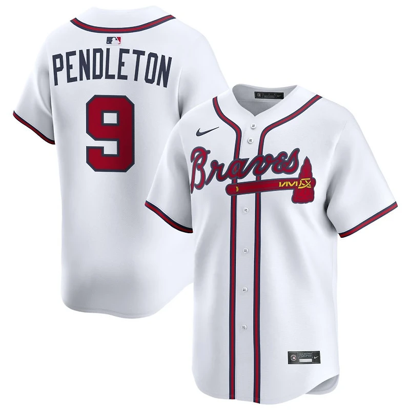 Terry Pendleton Men's Nike White Atlanta Braves Home Limited Pick-A-Player Retired Roster Jersey
