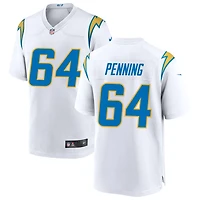Trevor Penning Men's Nike White Los Angeles Chargers Custom Game Jersey