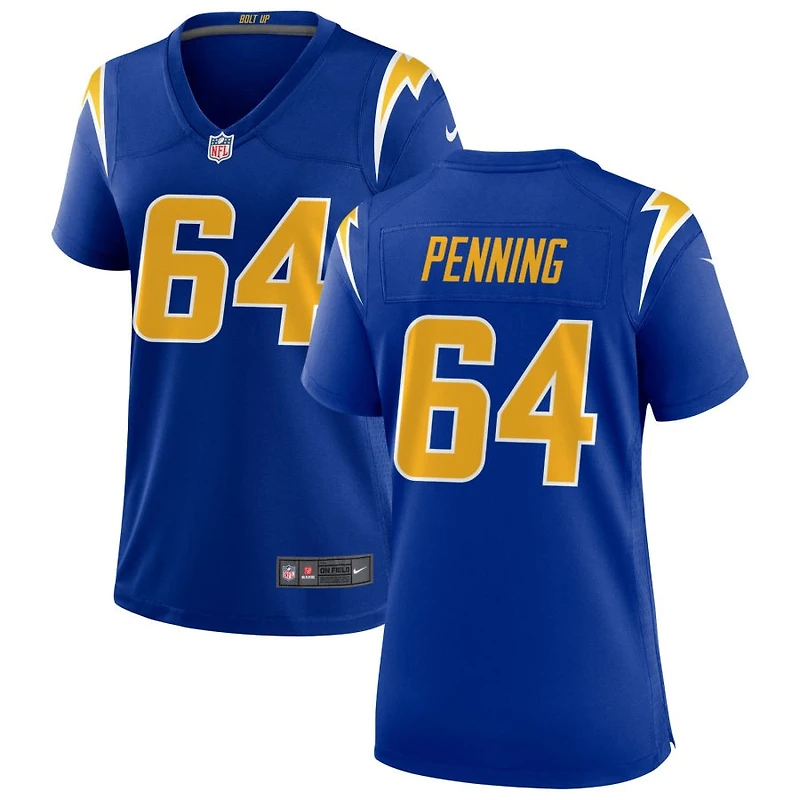 Trevor Penning Women's Nike Royal Los Angeles Chargers Alternate Custom Game Jersey
