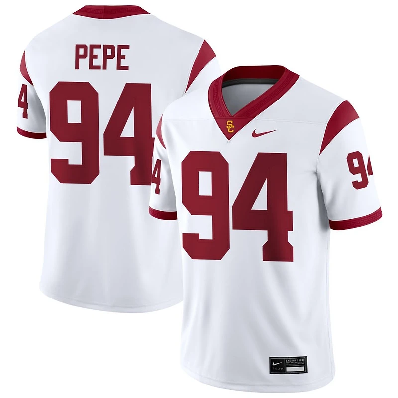 Kobe Pepe Men's Nike Cardinal USC Trojans NIL Pick-A-Player Game Jersey