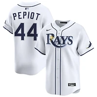 Ryan Pepiot Men's Nike White Tampa Bay Rays Home Limited Custom Jersey