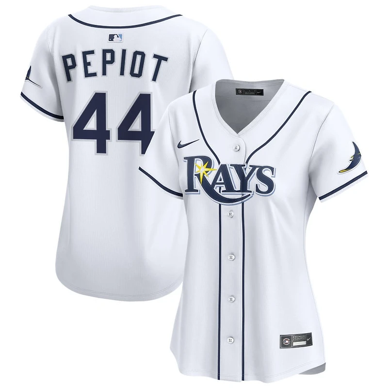 Ryan Pepiot Women's Nike White Tampa Bay Rays Home Limited Custom Jersey